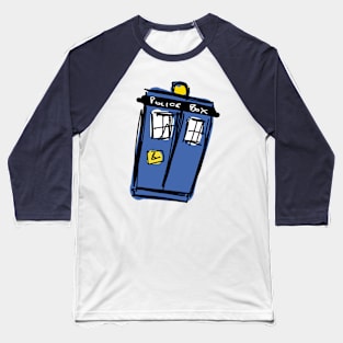 Police Box Baseball T-Shirt